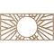 Ekena Millwork Hoover Wood Fretwork Pierced Ceiling Medallion, Red Oak, 20"W x 10"H x 7 3/8"ID x 1/4"T CMWP20X10X0250HORO - alternate 3